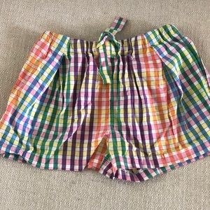 Crewcuts plaid shorts